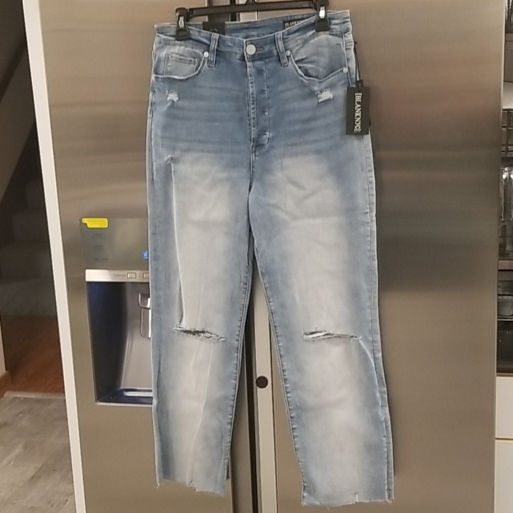 💕BLANKNYC💕 The Baxter Ribcage High Wasted Straight Leg Mom Jeans 30 NWT